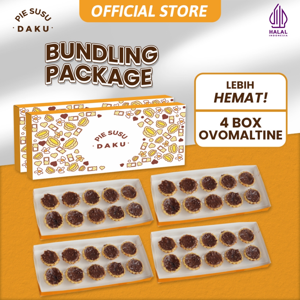 

4 BOX PIE SUSU OVOMALTINE - PROMO BUNDLING