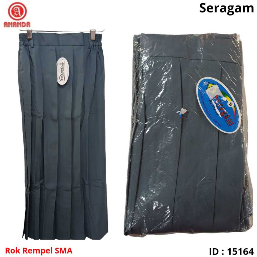

rok sekolah panjang seragam abu-abu sma rempel