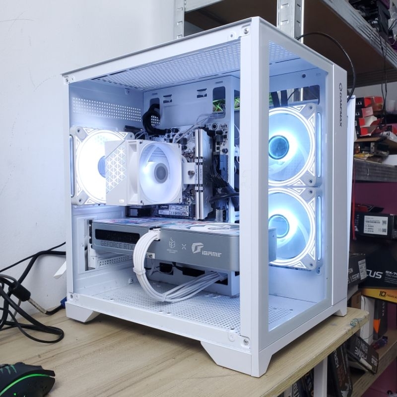 PC Rakitan I3 Gen 12 Rtx 3060 12 gb Fullwhite