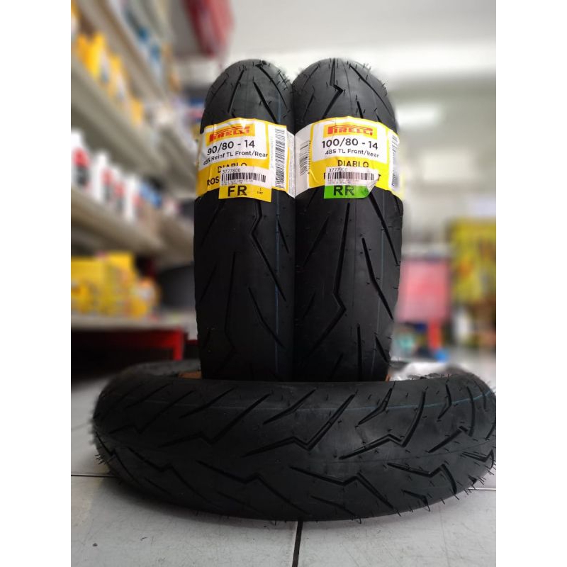 Pirelli diblo rosso sport 90/80-14/100/80-14