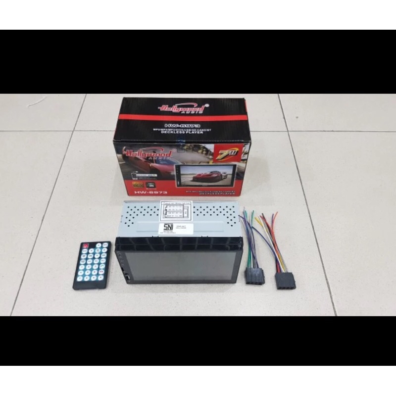 DOUBLE DIN HOLLYWOOD HW-6973 DECKLESS 7 INCH UNIVERSAL BAGUS