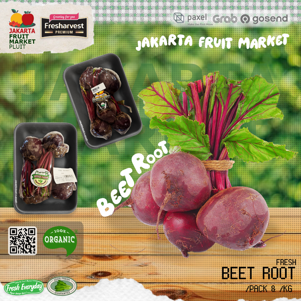 

BEET ROOT Natural & Organic All brand / bionic simply fresh jaya sayur buah segar