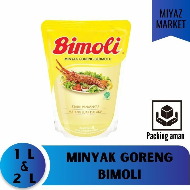 

❤MIYAZMARKET❤ Minyak Goreng Bimoli / Bimoli 1 Liter / Bimoli 2 Liter