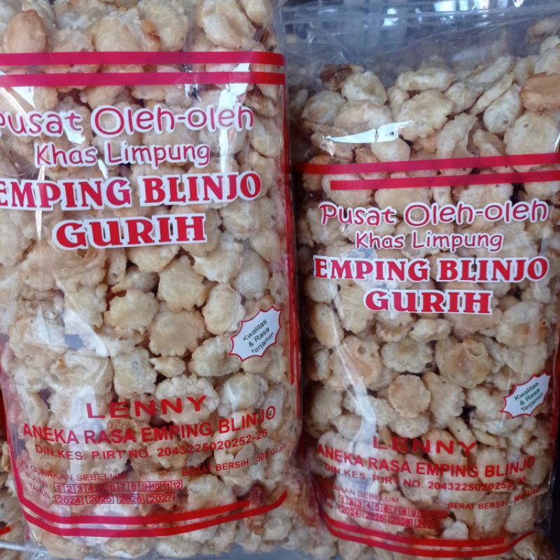 

Emping Melinjo Kletuk Gurih Asin 500 Gr