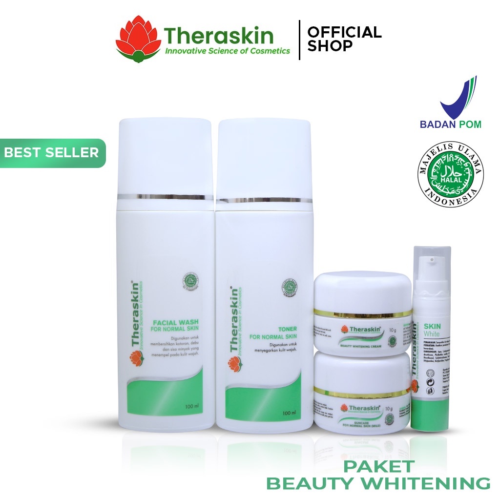 THERASKIN PAKET BEAUTY WHITENING | PAKET GLOWING BPOM