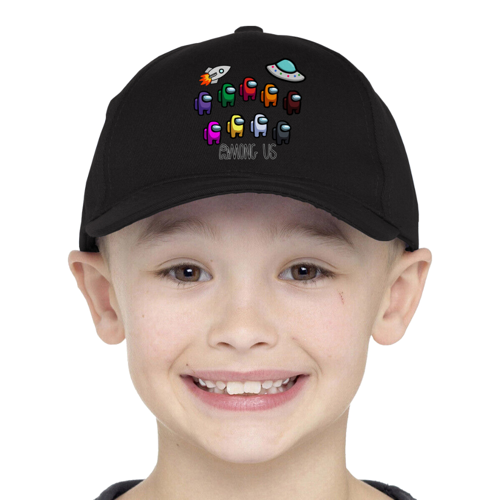 Topi Anak Game Among Us Karakter Atasan Anak Laki-Laki Perempuan AMS-01