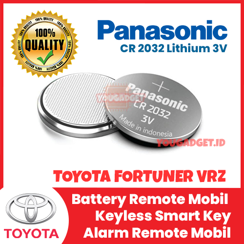 Battery Fortuner VRZ Baterai Remote Mobil Toyota FORTUNER VRZ Baterai Remote Fortuner VRZ