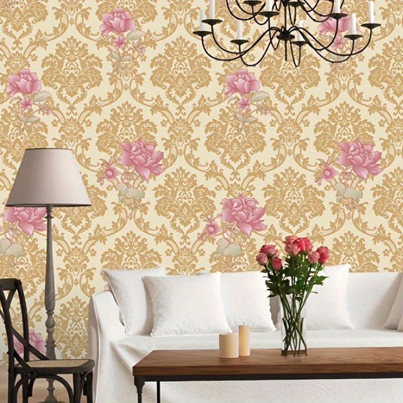 Wallpaper Dinding Gold Wallpaper Dinding Gold Pink Wallpaper Dinding Ruangan Wallpaper Dinding Mewah
