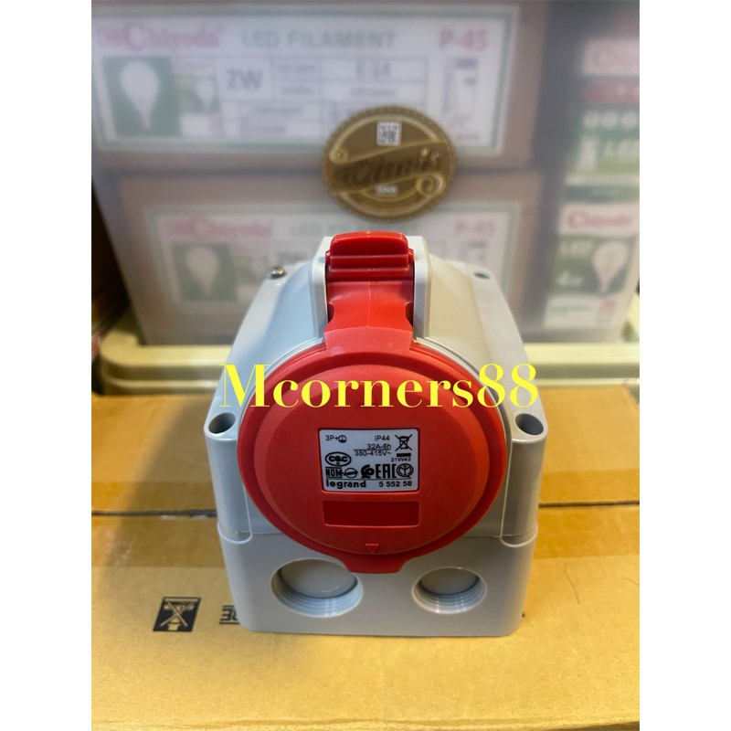 LEGRAND Surface Mounting 3PIN 16A / 3PIN 32A/ 4PIN 16A /4PIN 32A / 5PIN 16A / 5PIN 32A FEMALE ONLY