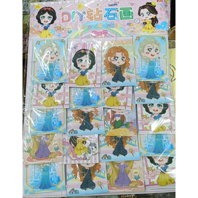 STIKER DIAMOND/ MANIK MANIK TEMPEL