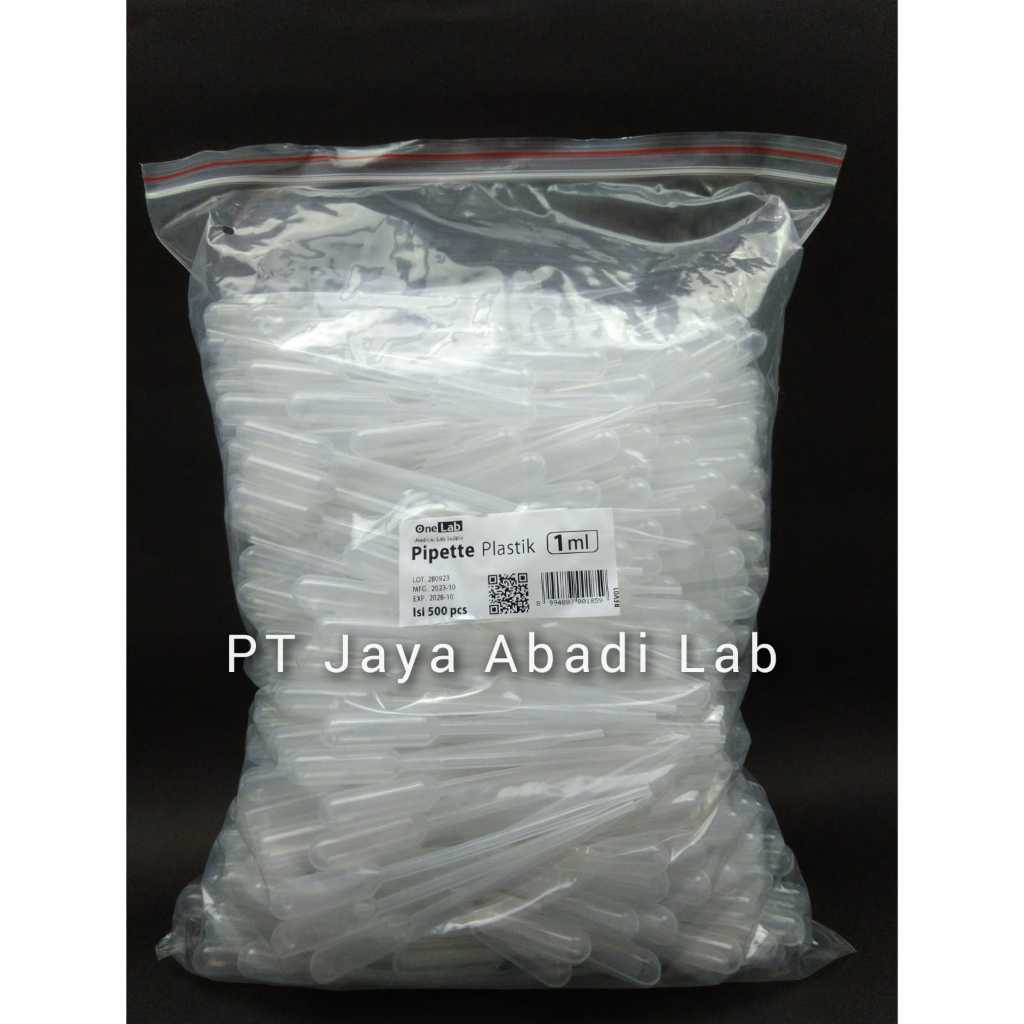 pipette plastic plastik pipet transfer disposable 1ml 1 ml 1cc 1 cc isi 500pcs