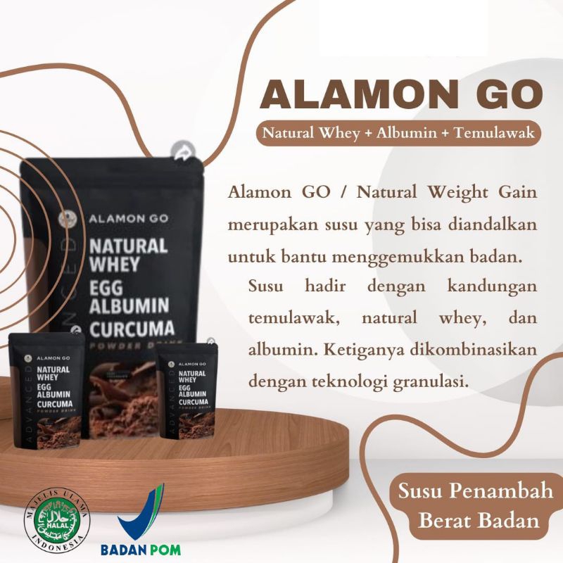 

ALAMON GO Solusi penambah berat badan | SUSU BUBUK ORIGINAL