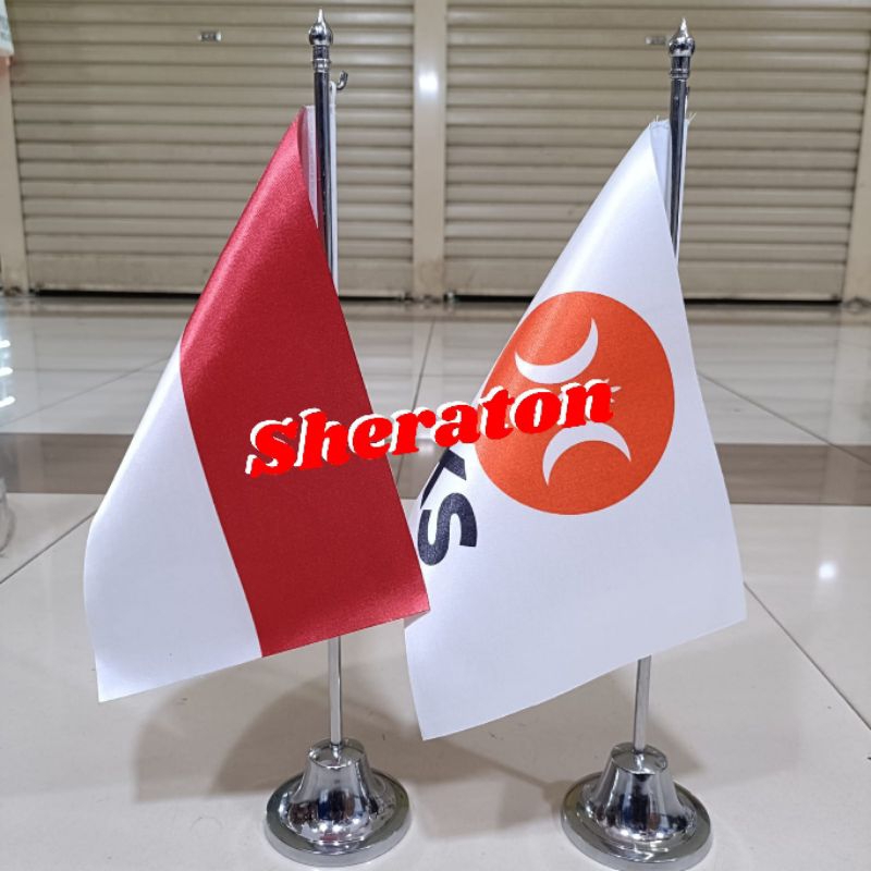 

tiang stenlis meja+bendera partai PKS+Indonesia