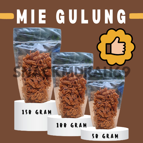 

[KEMASAN EKONOMIS] Mie Gulung Pedas Daun Jeruk 150 gram Termurah Terenak