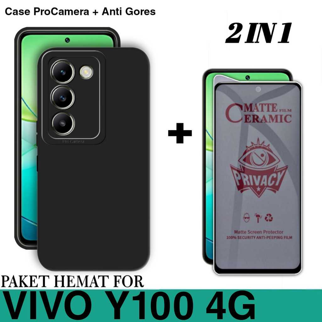 SOFT CASE VIVO Y100 4G CASE LIQUID PRO CAMERA FREE CERAMIC ANTI SPY