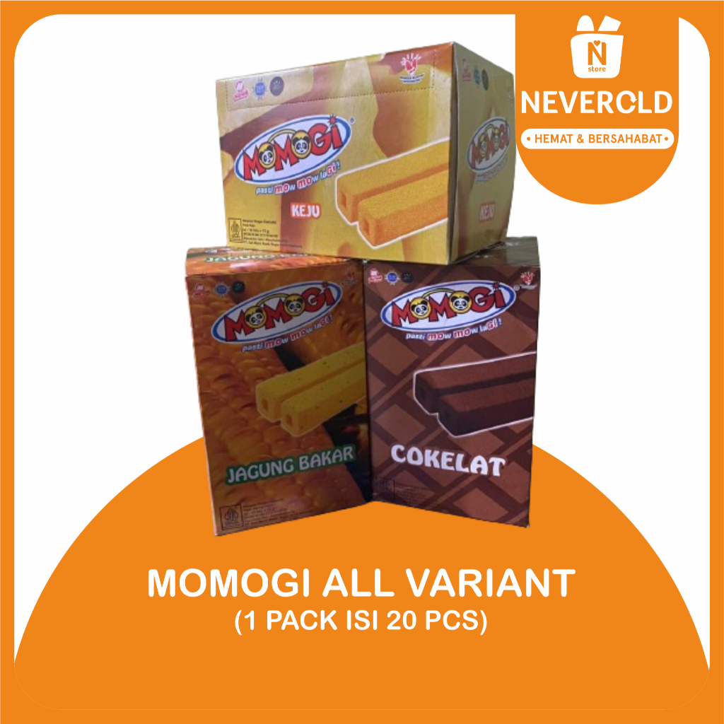 

MOMOGI SNACK BOX COKLAT / JAGUNG BAKAR / KEJU 1 BOX ISI 10 PCS