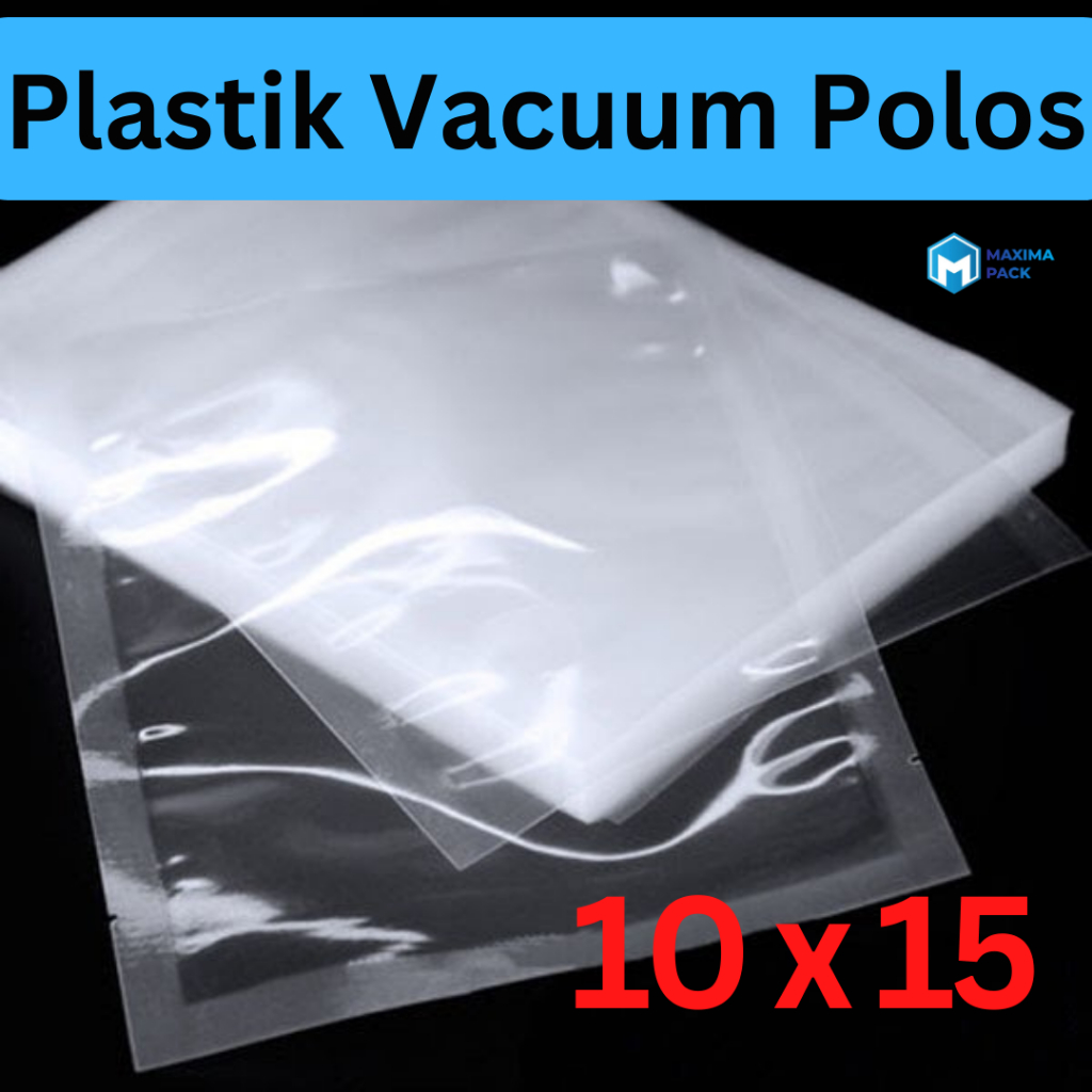 10x15 Plastik vacuum polos vakum plastik polos vakum bag makanan kemasan frozen