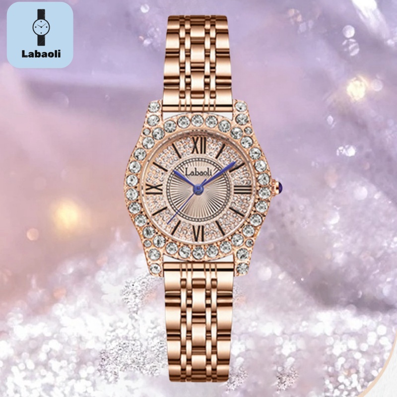 Retro Temperamen Berlian Wanita Jam Tangan Hadiah Labaoli