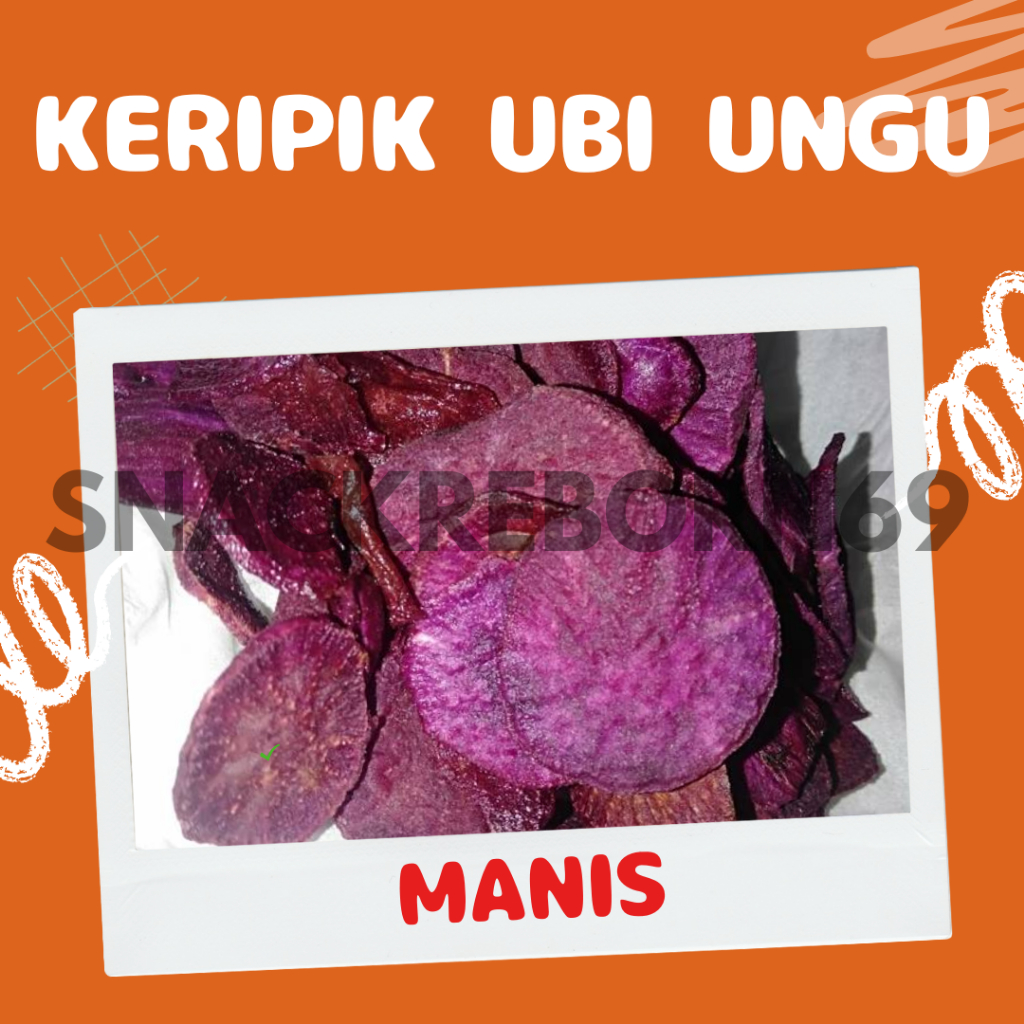 

Keripik Ubi Ungu Manis 250 gram - 500 gram Termurah Terenak