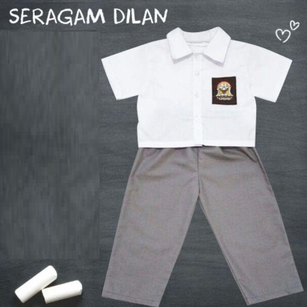 KODE E55G TERMURAH Baju Anak Dilan Seragam Anak Laki Baju Anak cowok Dilan SD SMP SMA Seragam Dilan