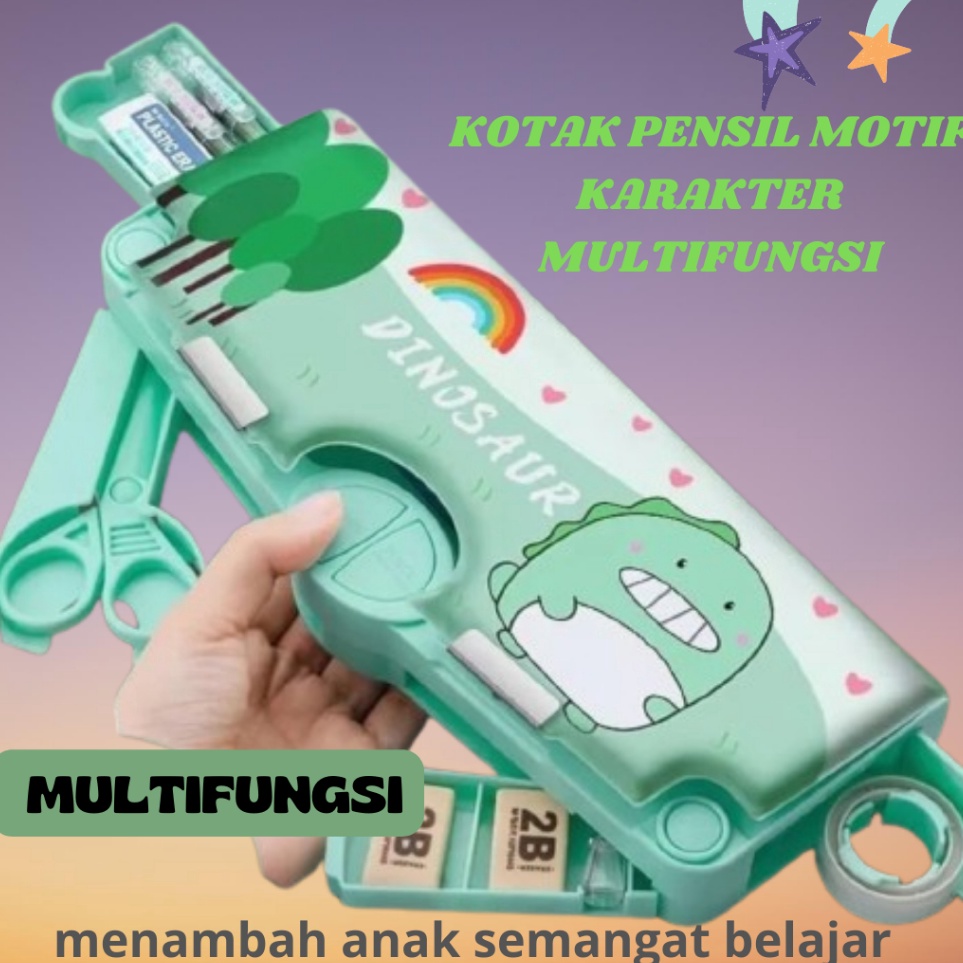 

SkyloKotak Pensil Motif Karakter Multifungsi Premium Tempat Pensil Serbaguna y L6P2