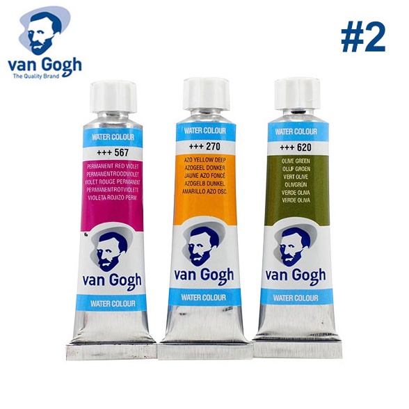 

Van Gogh Water Colour Tube 1ml Watercolor Tube 1ml PART 2 Cat Air w K3U9