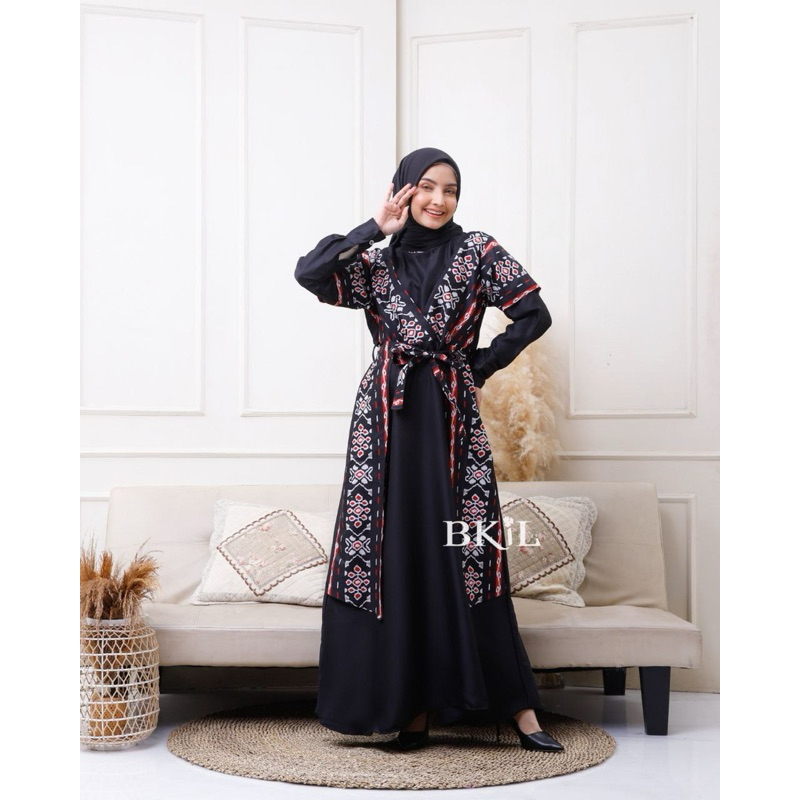 DRESS IBU DAN ANAK PUTRI KOMBINASI BATIK GAMIS COMBI