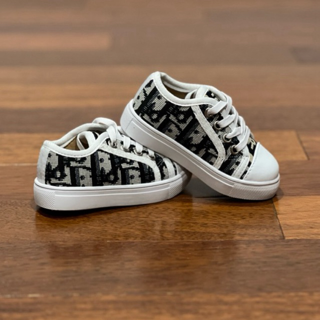 C D sneakers oblq black sepatu anak cowok cewek