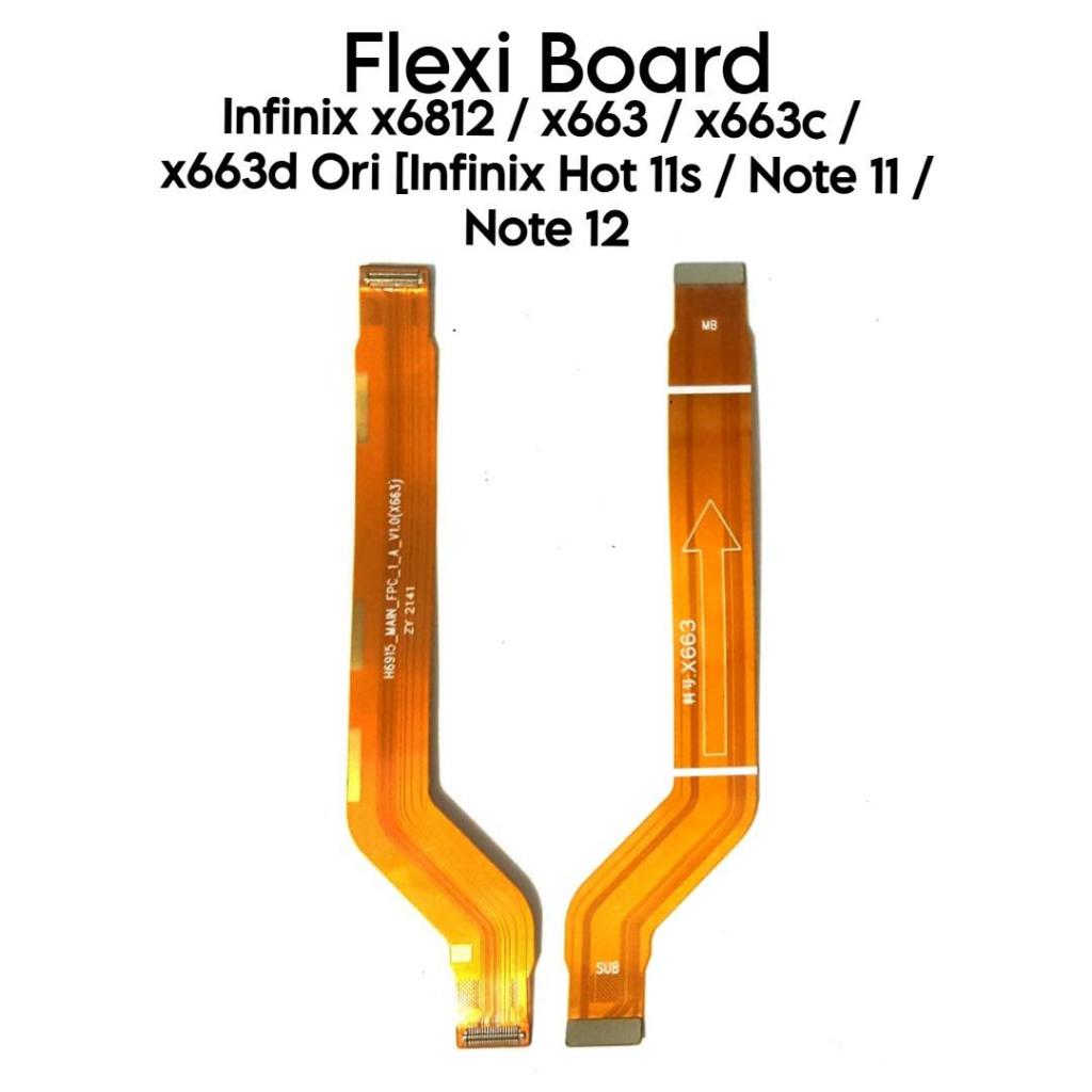 Flexible Konektor Board Infinix Hot 11s / Note 11 / Note 12 / X6812 / X6812B / X663 / X663B / X663 /