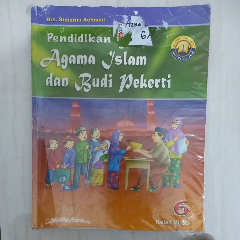 Buku Pendidikan Agama islam kelas 6SD Yudhistira