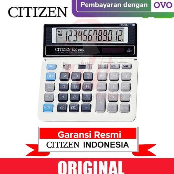 

Kalkulator Citizen SDC868L Original l G3I9