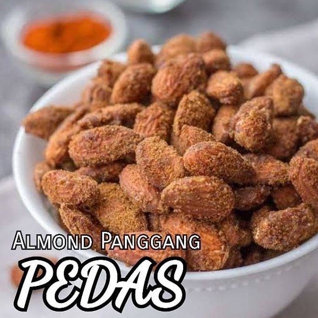 

CUCI GUDANG 25gram Almond Panggang Rasa Pedas Chilli Coated Almond Kacang panggang Oven spicy
