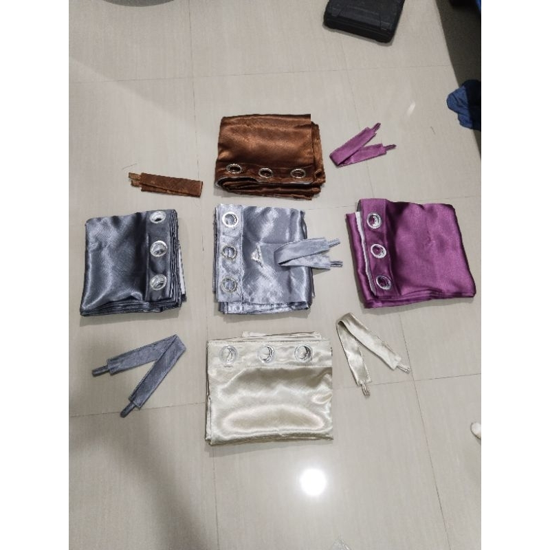 KAIN GORDEN  BLACK AUT  BAHAN TEBAL