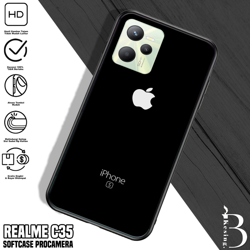 Case Realme C35 - Casing Realme C35 Motif BRAND - Silikon Hp Realme C35 - Kesing Hp Realme C35 - Sof