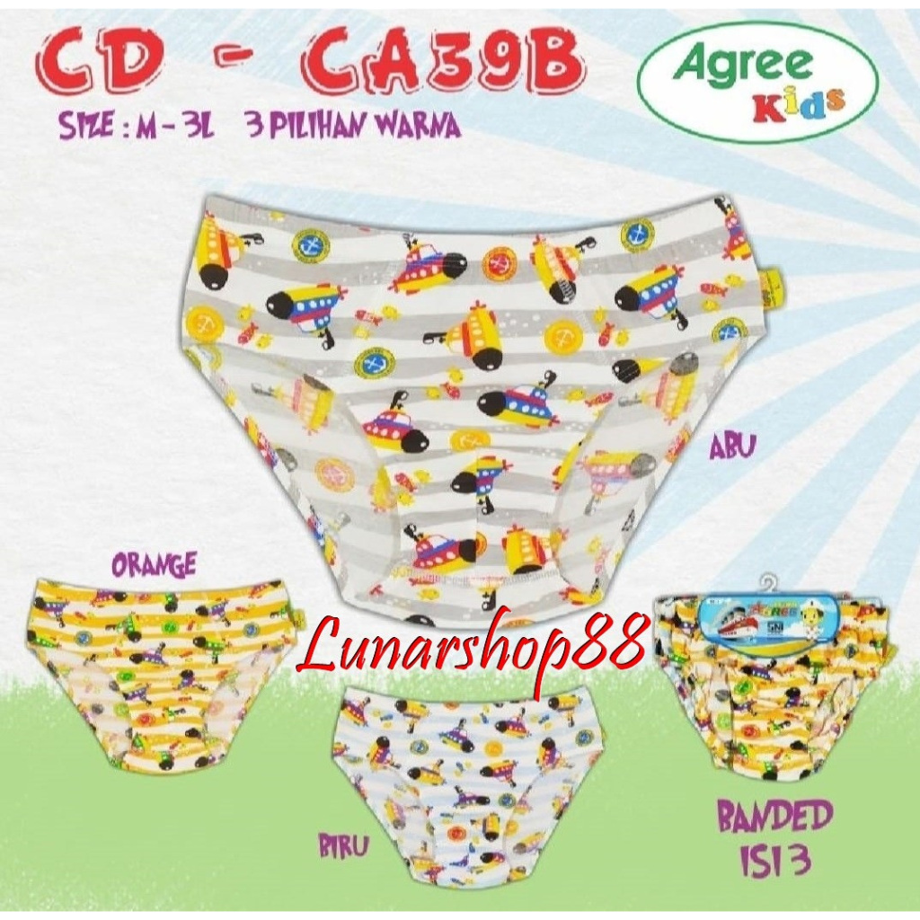 CELANA DALAM ANAK laki AGREE KIDS CA CD ANAK AGREE KID CELANA DALAM ANAK LAKI