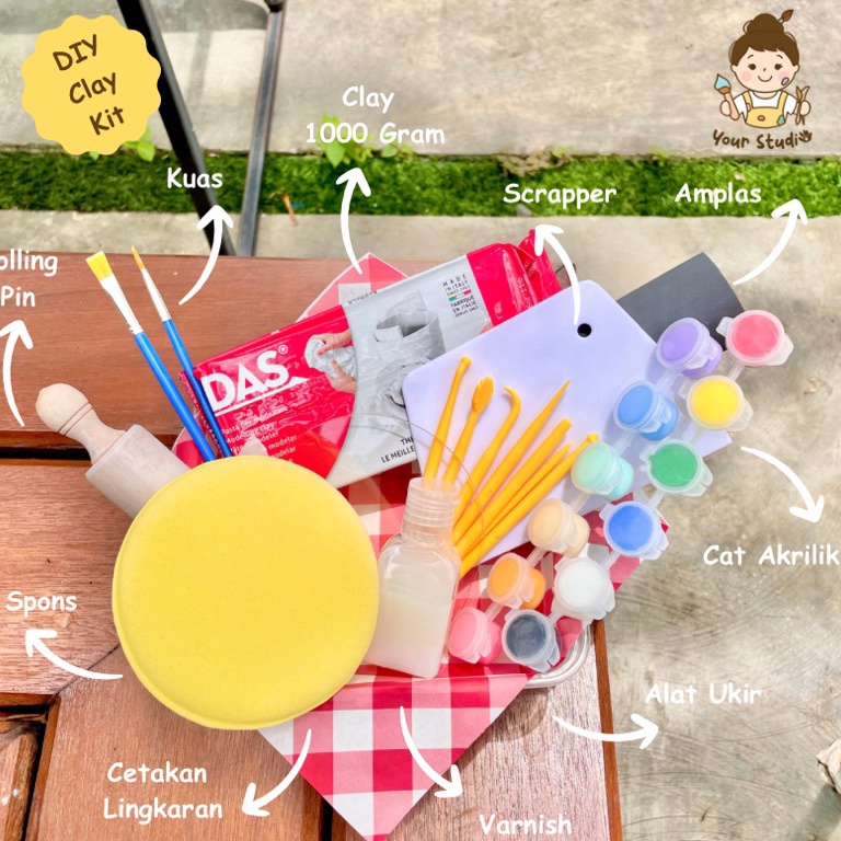 

Paket 1gram DIY Clay Kit by yourstudios p V4E9