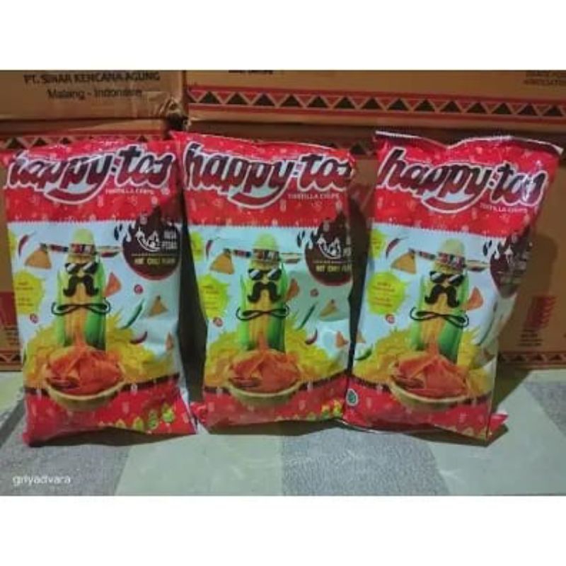 

Happy Tos Keripik Pedas 140g