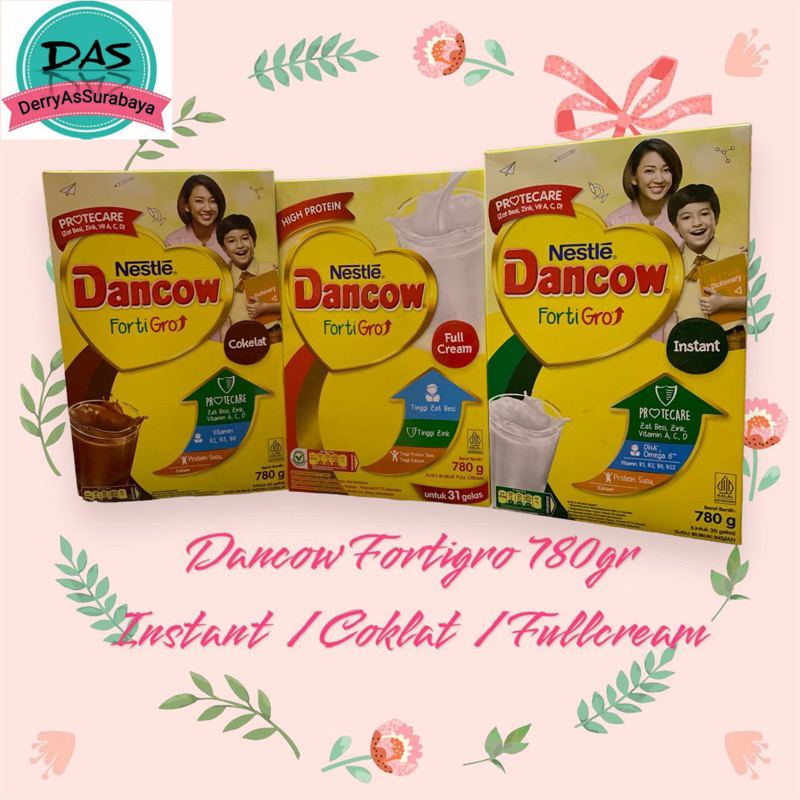 

Dancow Fortigro Instant , Fullcream , Coklat 780gr