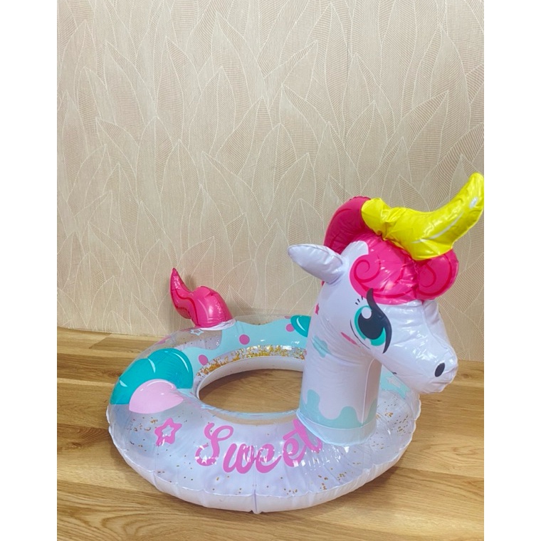 pelampung unicorn 299 pelampung renang with glitter anak ban renang anak pelampung kuda poni k L6K2