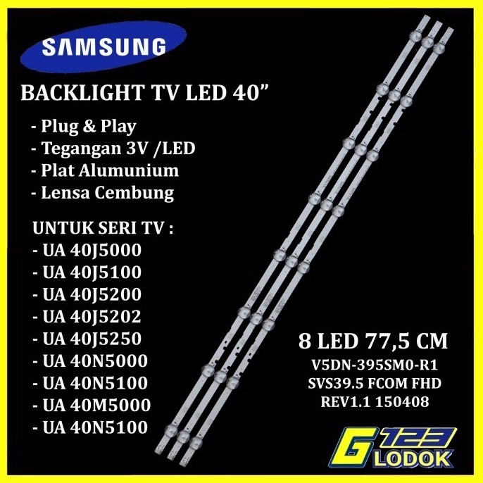 Backlight TV Samsung 4 Inch UA 4J5 51 52 522 525 4N5 8K u Y3Z4