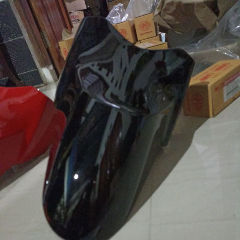 spakbor depan pcx cbu k35 original thailand hitam gloss