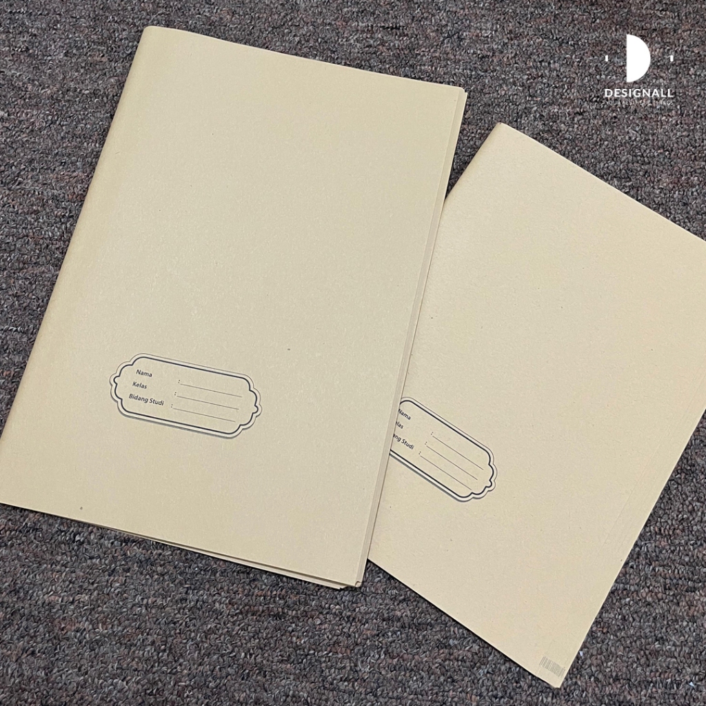 

Designall Sampul Buku Coklat Polos isi 6 pcs