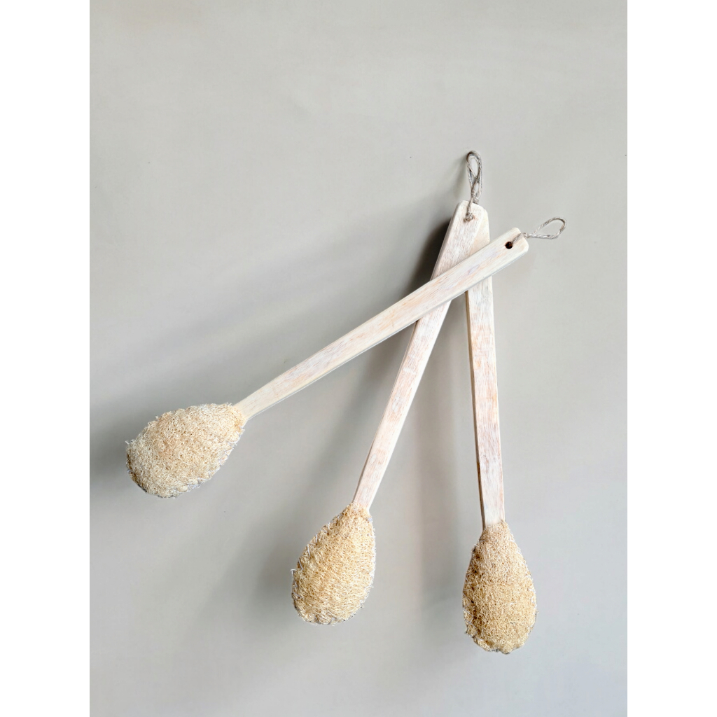 Loofah Penggosok Punggung - Natural Loofah Back Brush