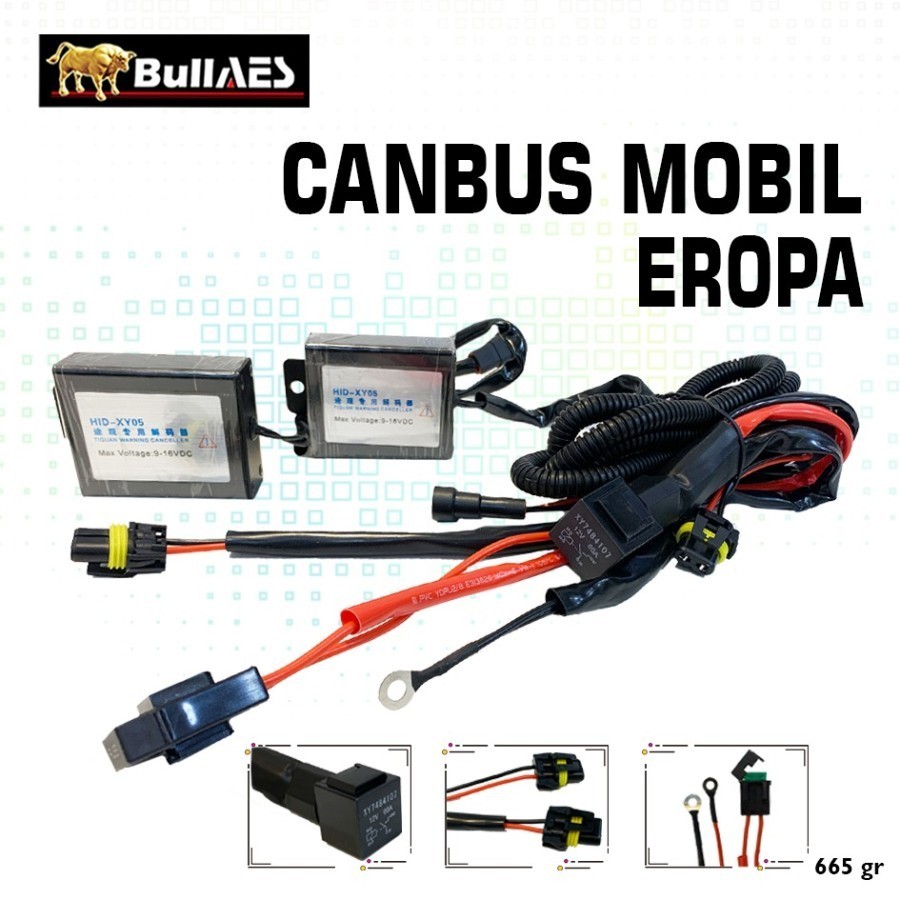 Socket Led Headlight Canbus H4 Free Anti Flicker Car Led Headlight Decoder