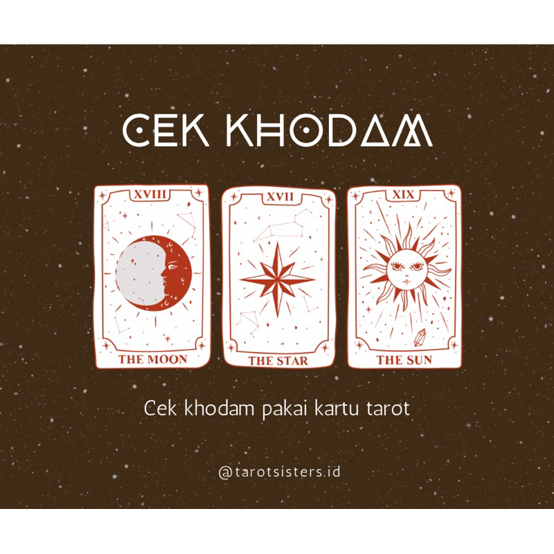 Cek KH0DAM pakai kartu Tarot