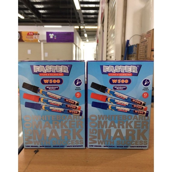 

Spidol WhiteBoard Marker Faster W5 1pak12pcs p T6A6