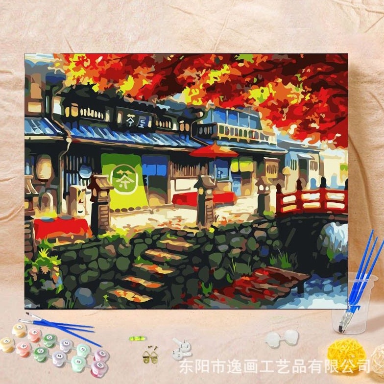 

Paint by Numbers 5x4cm Tanpa Frame Tanpa Bingkai Painting KIT DIY n L5D4