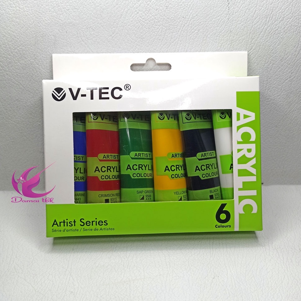 

Cat Acrylic VTec Acrylic Colours Set 6 Colours 35ml VT635A c O1C9