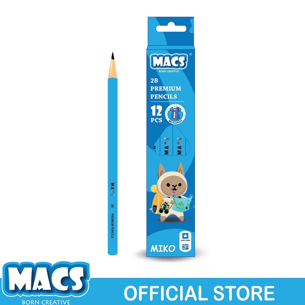 

MACS Pensil 2B Triangle Premium Miko g J5P8