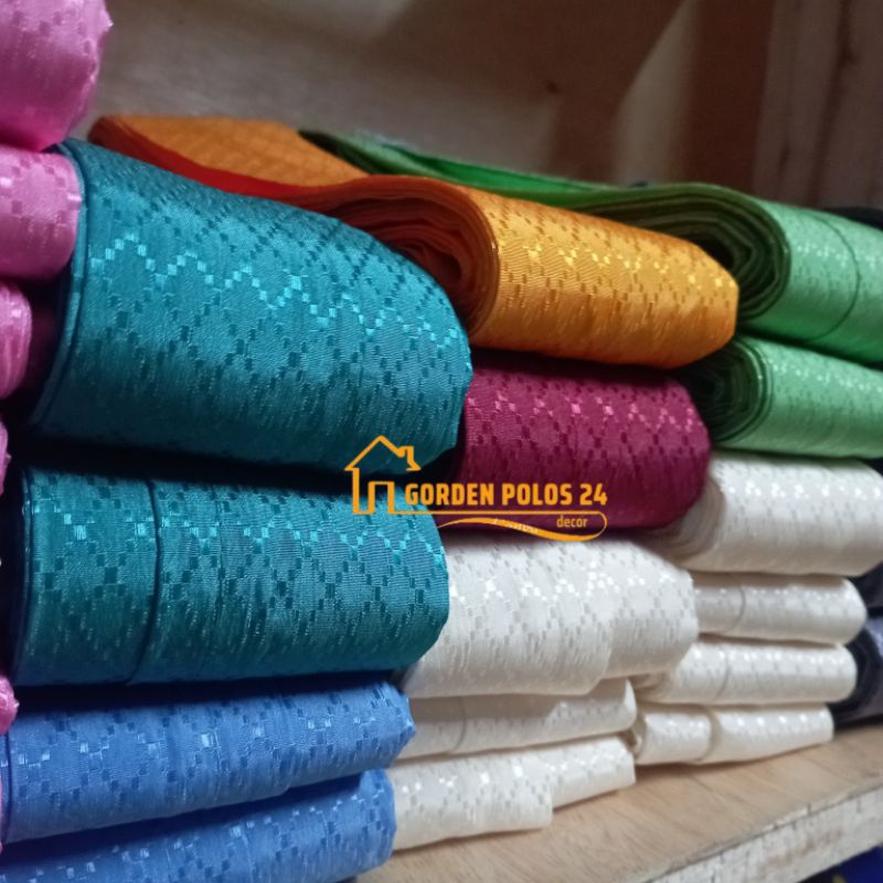 gorden jendela plisket / gorden pintu kamar tidur / gorden biasa / gorden biasa model lama / hordeng